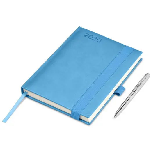 Altitude Advantage A5 2026 Diary & Cypher Pen Set Cyan